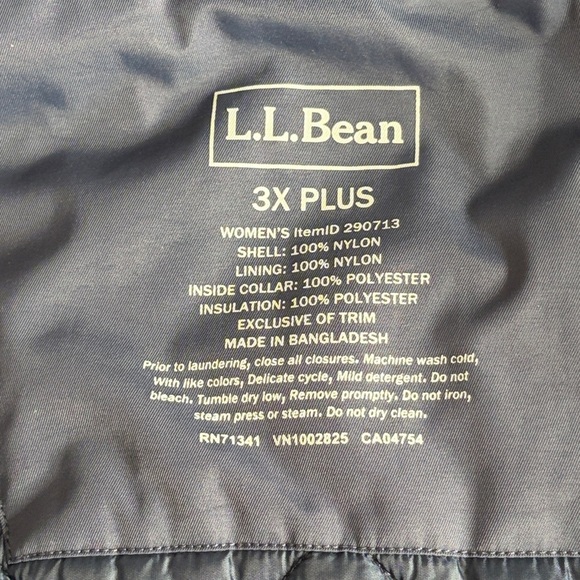 LL Bean waterproof ski coat, 3X - Picture 4 of 14